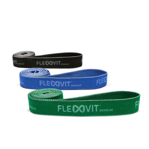 FLEXVIT Powerbands Revolve 3er-Set "Gym" (bandelettes)