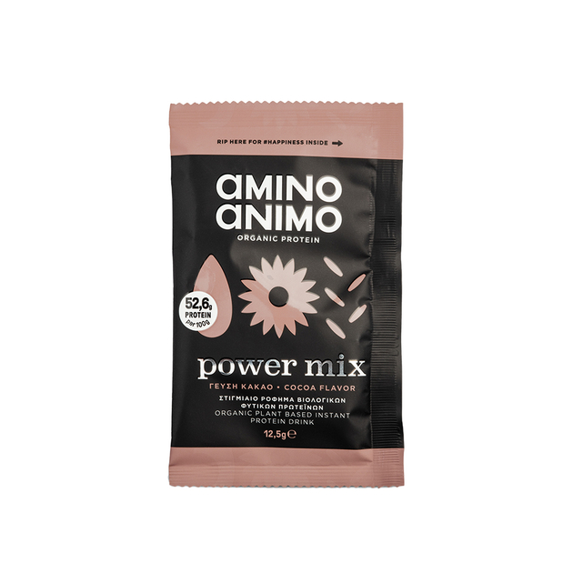 AMINO ANIMO Vegan Power Mix Cocoa single portion