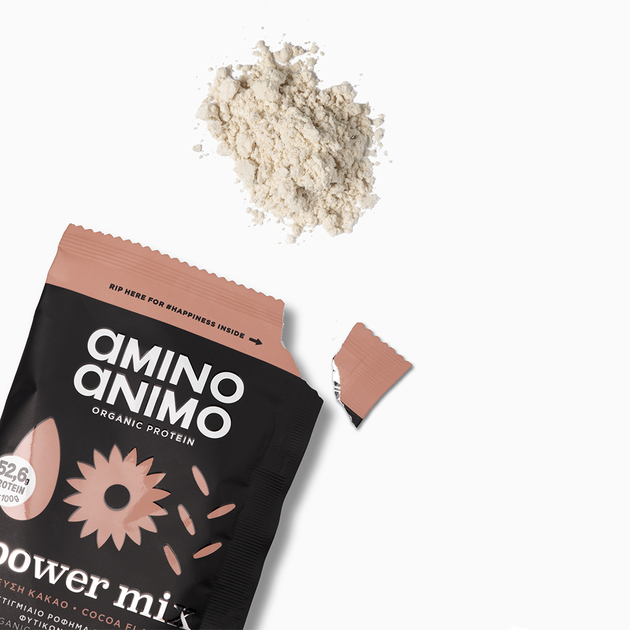 AMINO ANIMO Veganer Power Mix Cocoa Einzelportion