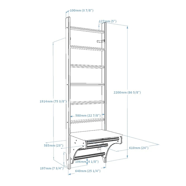 Sistema di barre a parete BenchK 112