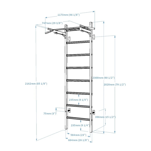 Sistema di barre a parete BenchK 221W