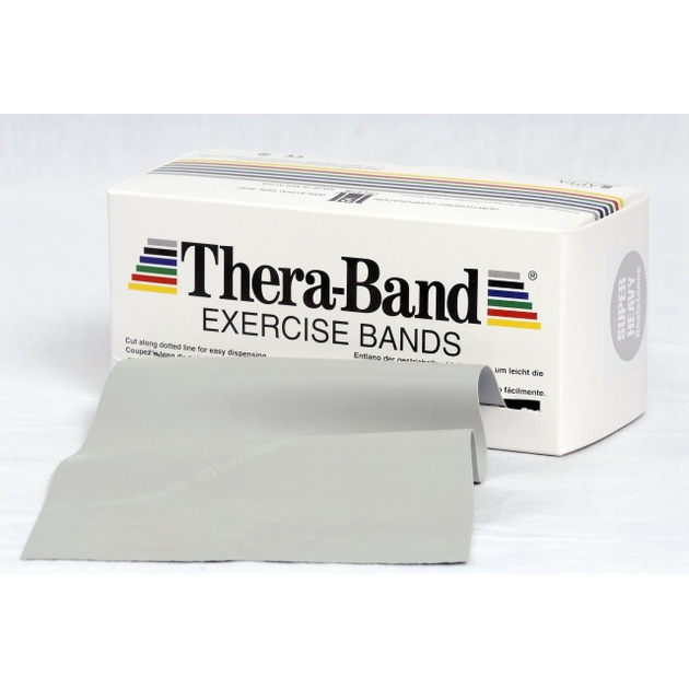 TheraBand Rolle - 5.5m - silber (superstark)