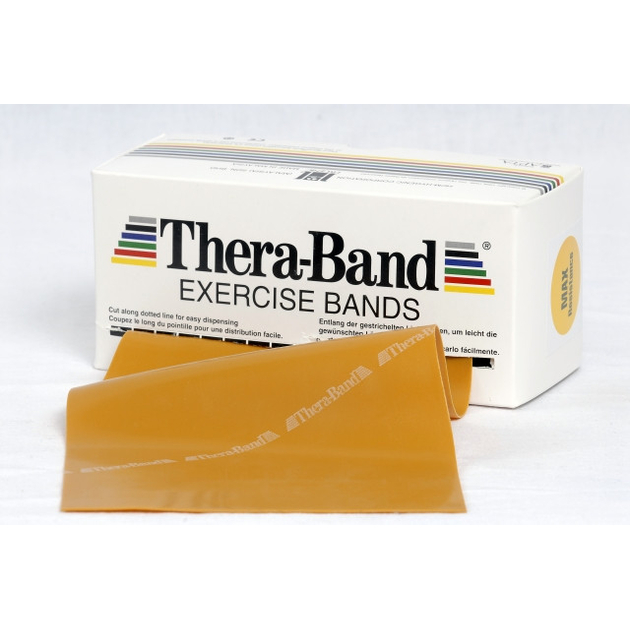 TheraBand Rolle - 5.5m - gold (maximalstark)