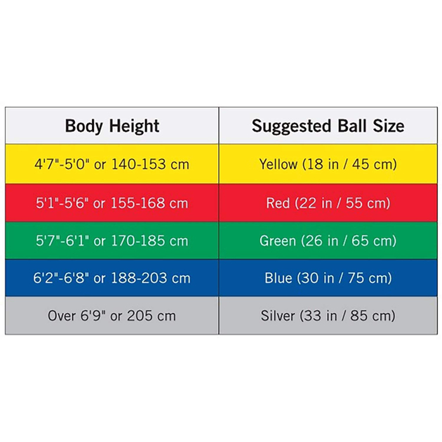 TheraBand ABS exercise ball blue (75 cm)