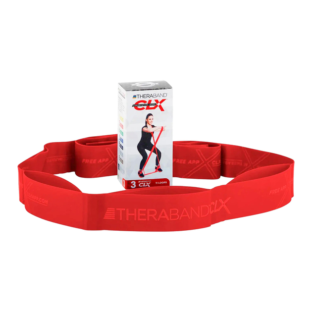 TheraBand CLX11 Loops - red (medium)