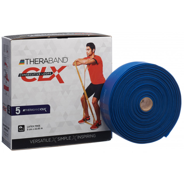 TheraBand CLX22 Meter - blue (extra strong)