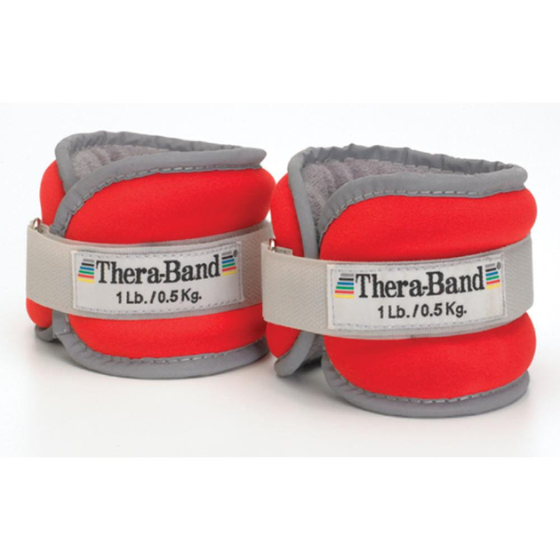 TheraBand Gewichtsmanschetten - rot (450g)