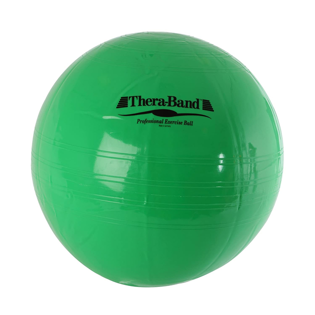 Palla per esercizi TheraBand verde (65 cm)