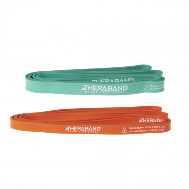 Theraband high resistance bands set of 2 (light)