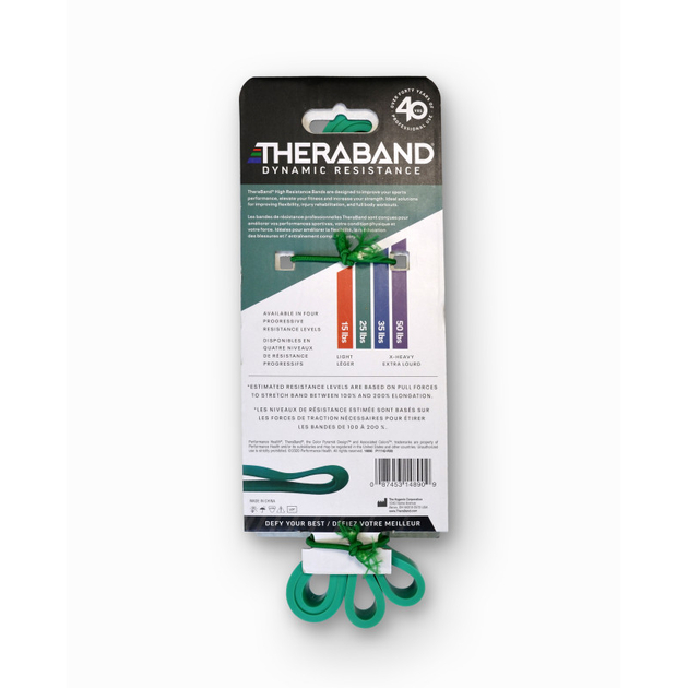 Theraband high resistance band green (medium)