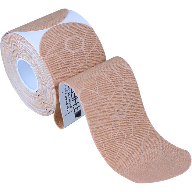 TheraBand Kinesiology Tape - Precut Roll - (Beige/ Beige)