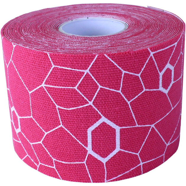 TheraBand Kinesiology Tape - Roll 5m - (Pink/ White)