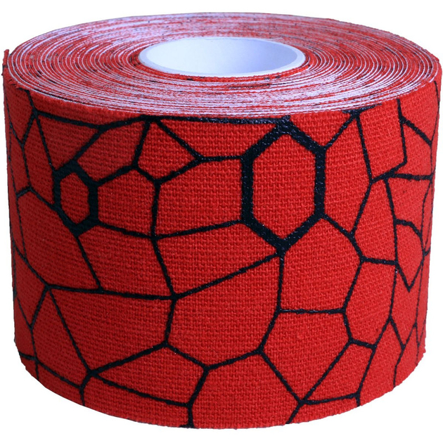 TheraBand Kinesiology Tape - Rolle 5m - (Red/ Black)