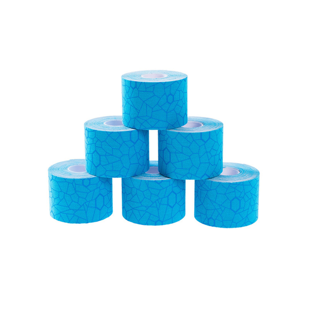 TheraBand Kinesiology Tape - Rollen Set 5m x 5cm (6 St.) - (Blue/ Blue)