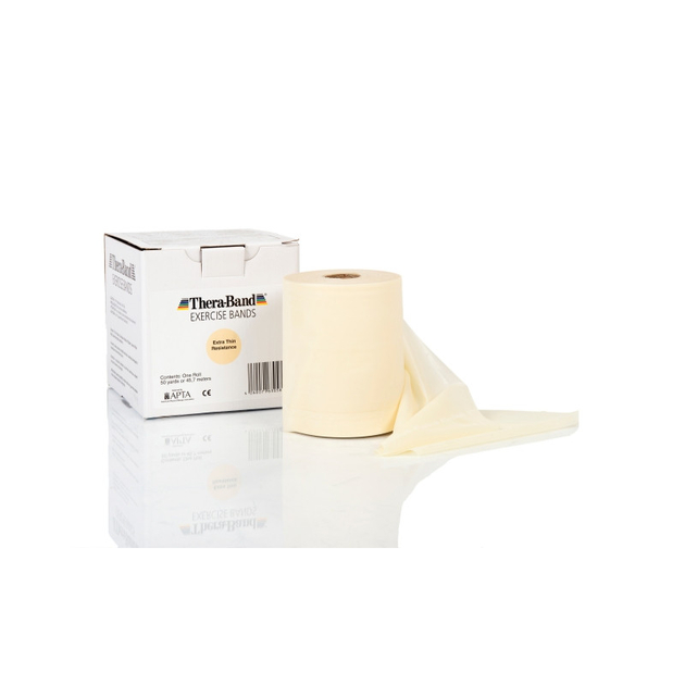 Rouleau TheraBand - 45.5m - beige (extra fin)