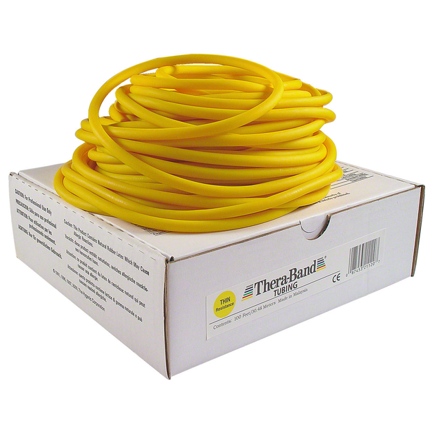 TheraBand Tubing 30.5m - gelb (dünn)