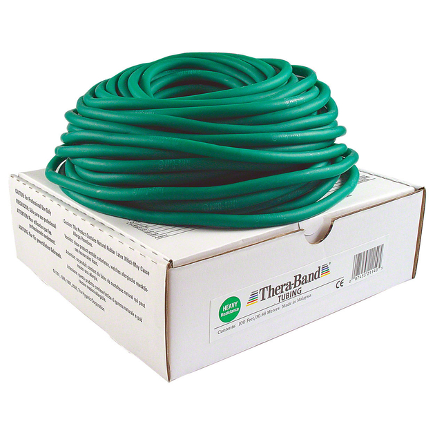 TheraBand Tubing 30.5m - vert (fort)