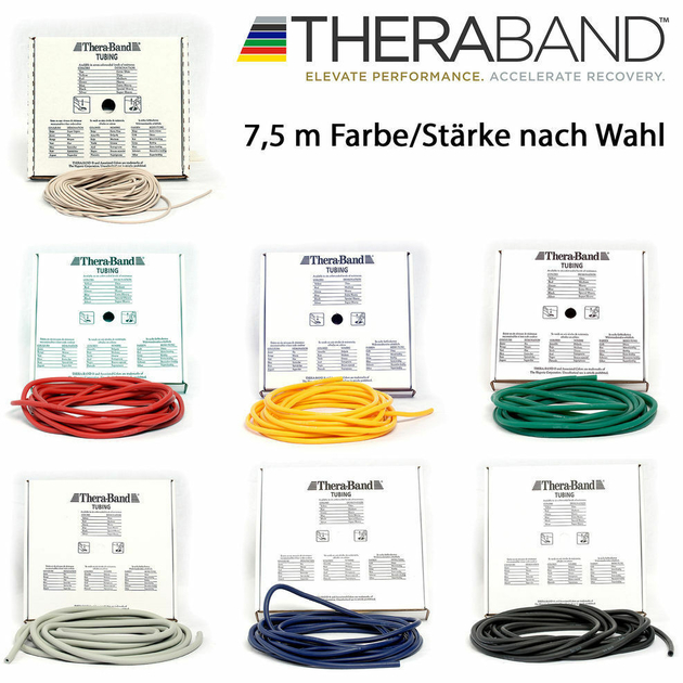 Tubo TheraBand 30,5 m - giallo (sottile)