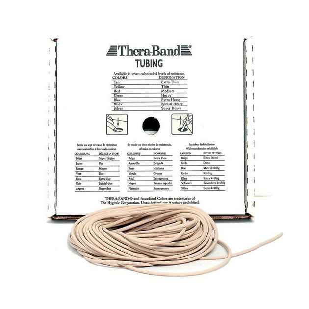 TheraBand Tubing 7.5m - beige (extra-mince)