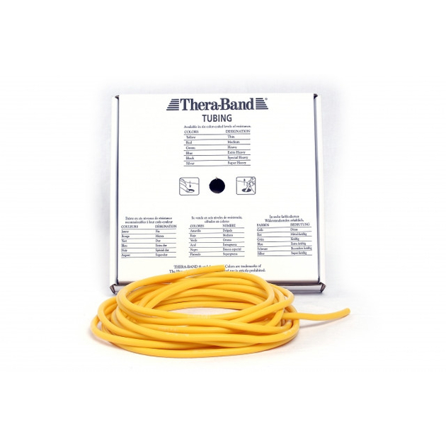 TheraBand Tubing 7.5m - yellow (thin)