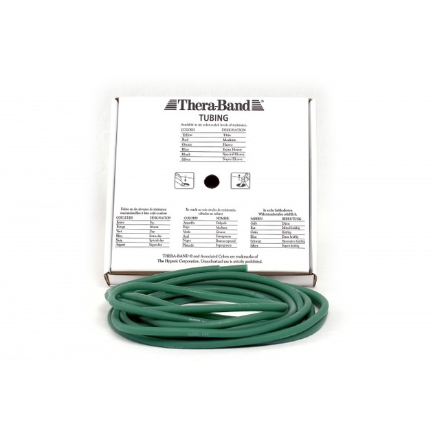 TheraBand Tubing 7.5m - vert (fort)