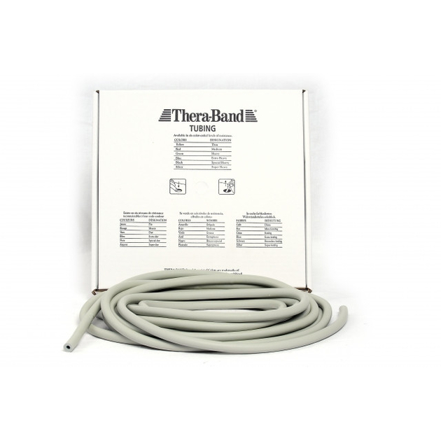 TheraBand Tubing 7.5m - silber (superstark)