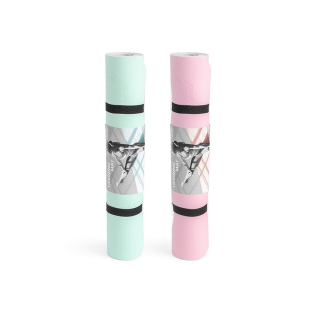 Gymstick Vivid Yoga Matte rosa/ grau