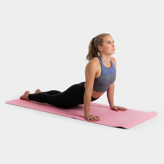 Gymstick Vivid Yoga Mat rosa/grigio